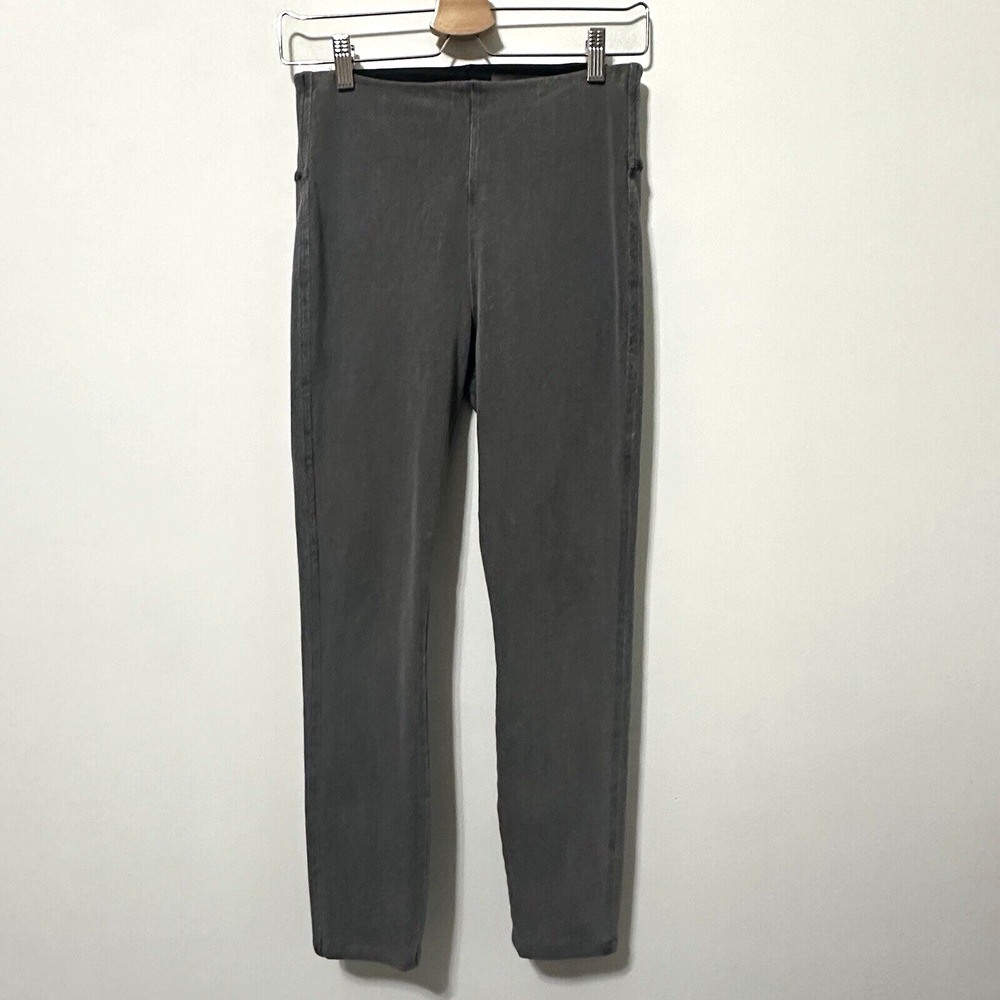 Lysse Gray Jeggings S Pull‎ On Skinny Stretch Jeans Crop Comfort Pants Pockets